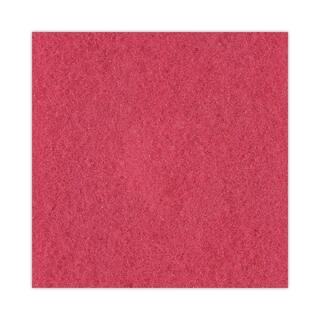 Boardwalk Buffing Floor Pads 17 in. Dia Red (5-Carton) BWK4017RED