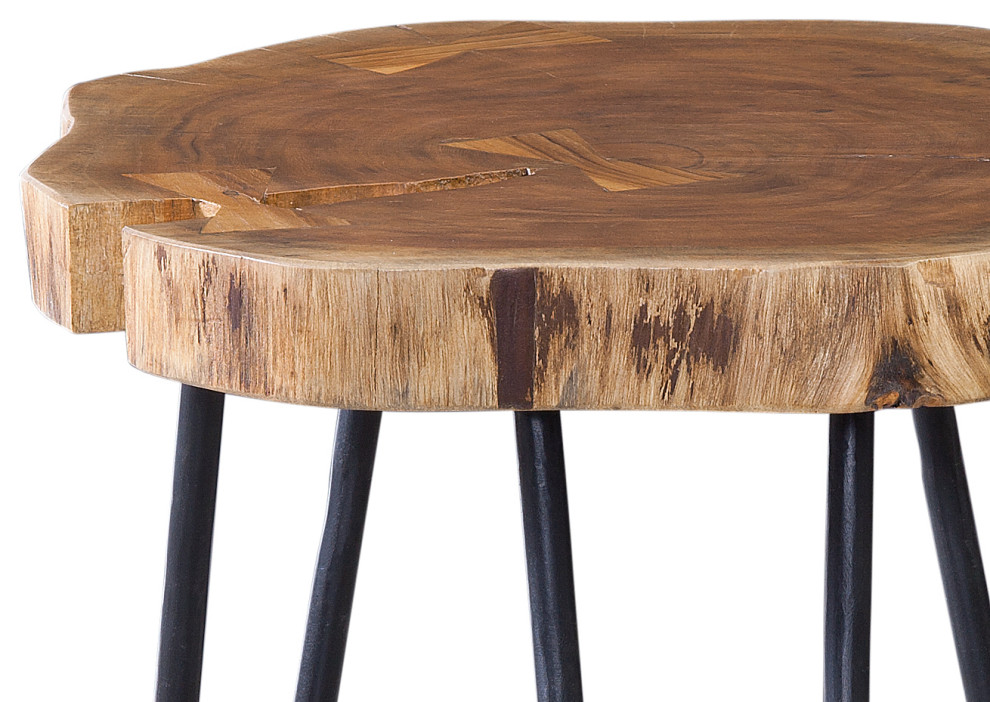 Thorpe End Table   Rustic   Side Tables And End Tables   by BASSETT MIRROR CO.  Houzz