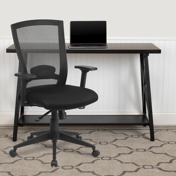 Flash Furniture Mid-Back Mesh Executive Office Chair with Back Angle Adjustment