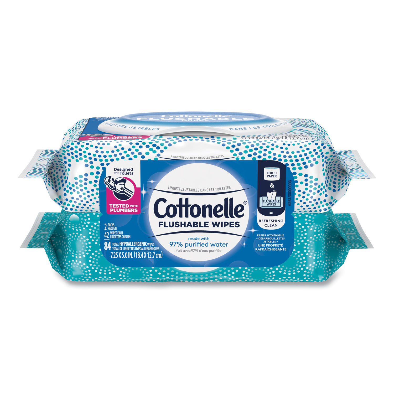 Fresh Care Flushable Cleansing Cloths by Cottonelleandreg; KCC35970CT