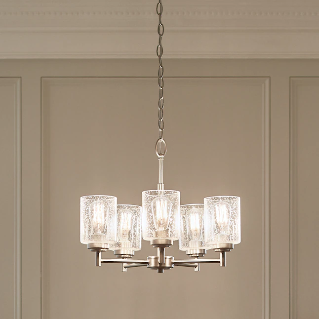 Kichler 44030NI Winslow 5-Light Brushed Nickel Modern/Contemporary Chandelier