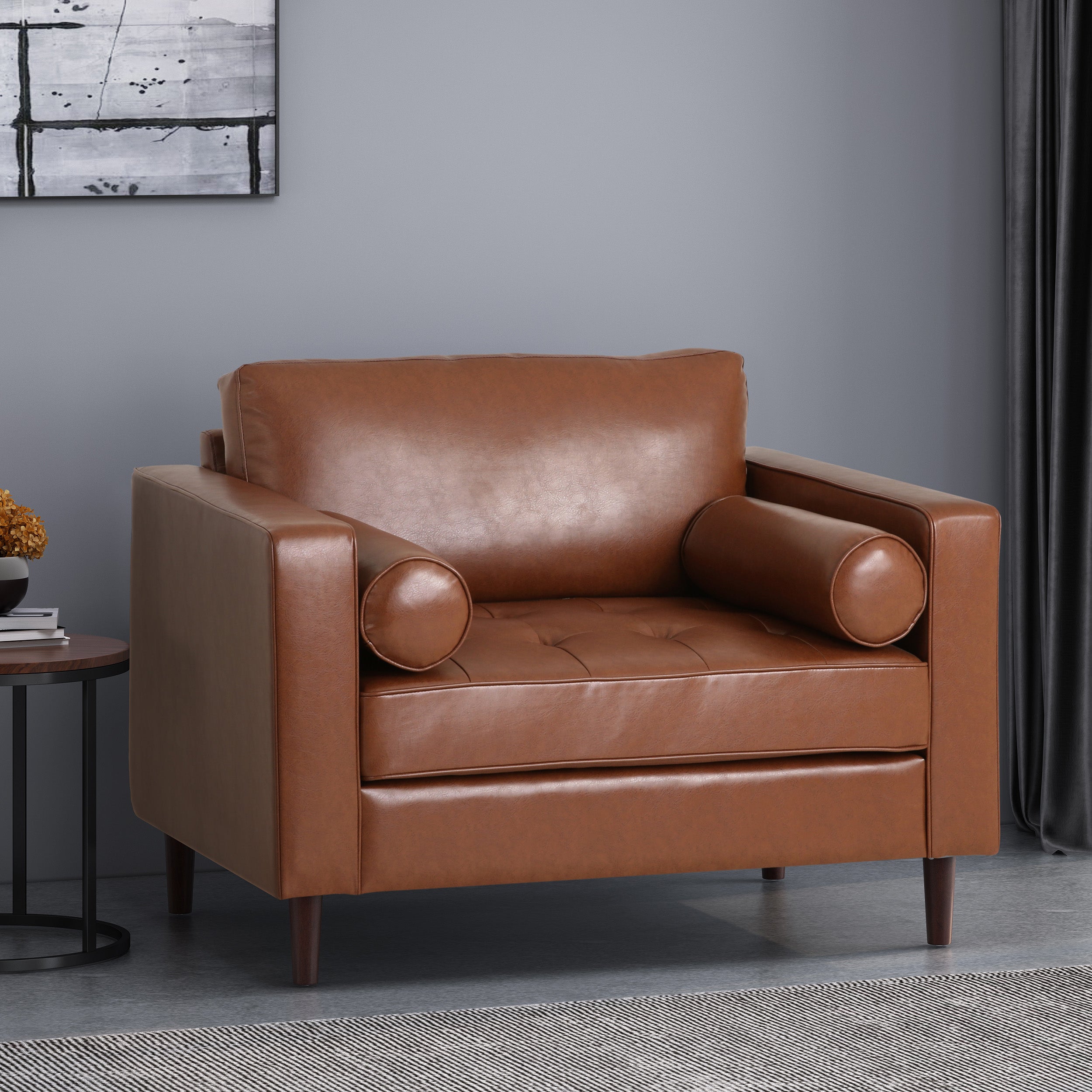 Vernon Contemporary Tufted Club Chair