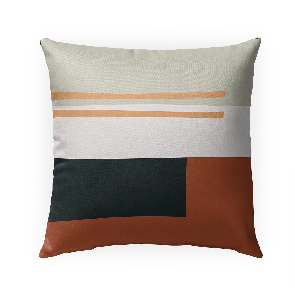 TOTE RUST IndoorOutdoor Pillow By Becky Bailey