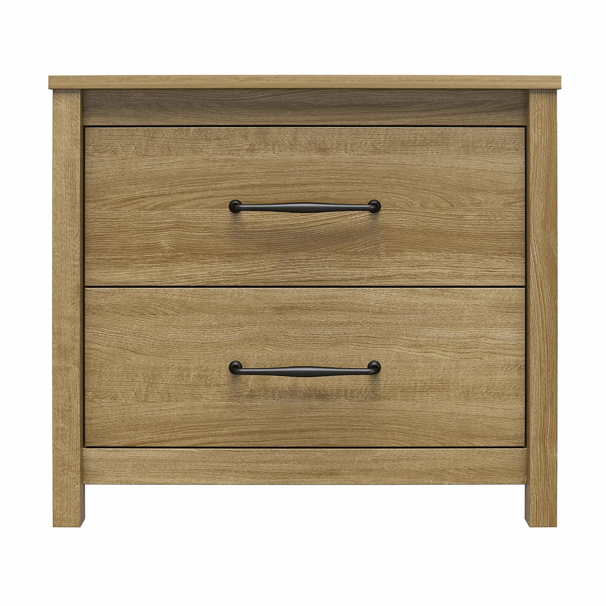 Augusta Natural 2 Drawer Nightstand