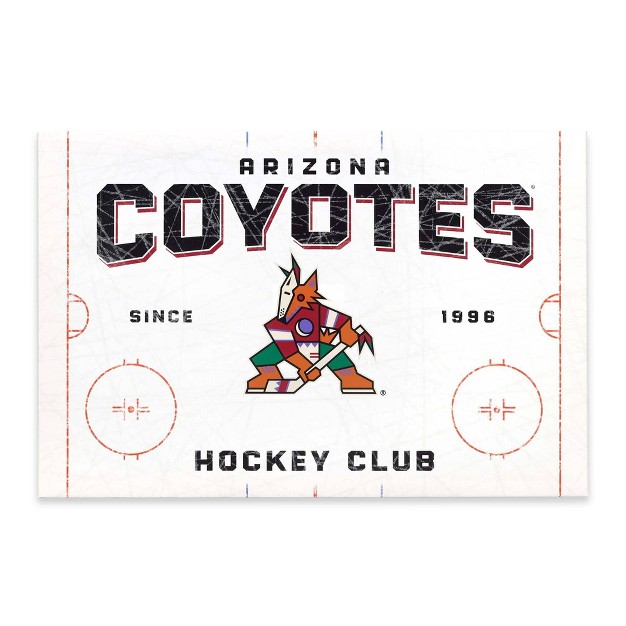 Nhl Arizona Coyotes Rink Canvas