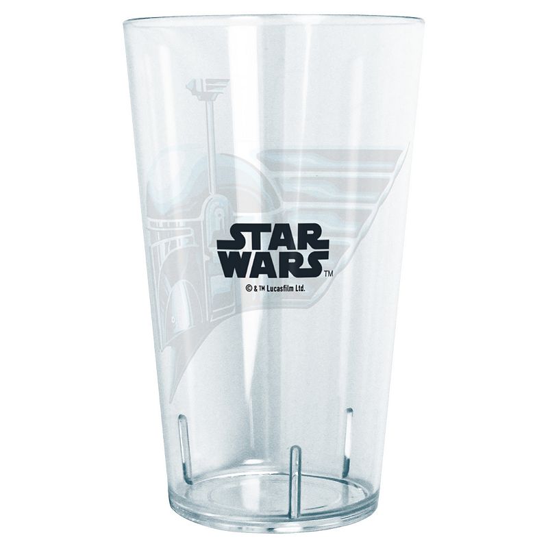 Star Wars Chrome Boba Helmet 24-oz. Tritan Glass