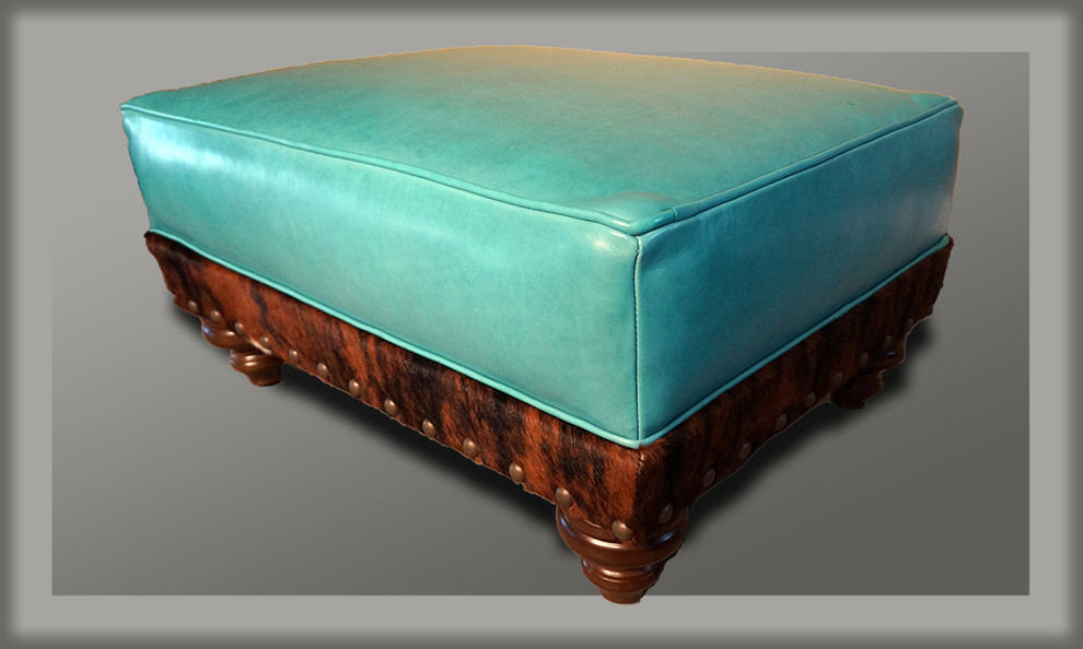 quotDurango II quotMedium Ottoman   Southwestern   Footstools And Ottomans   by Great Blue Heron Furniture  Houzz