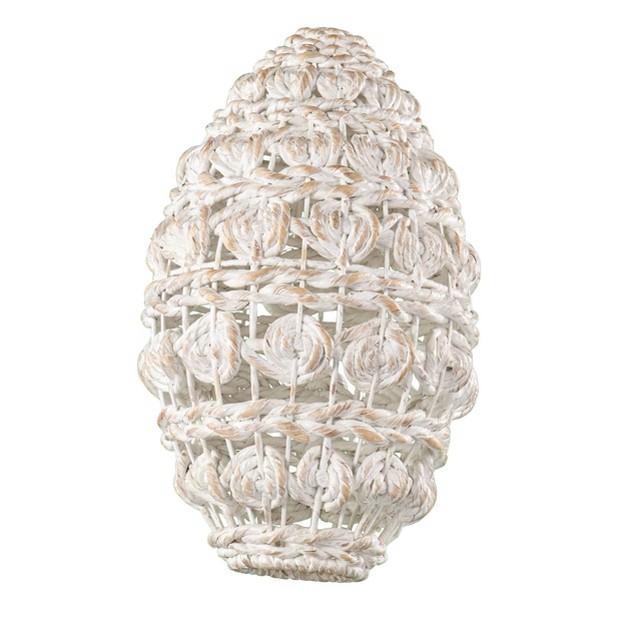 Sleydin Woven Pendant Shade Lampshades Whitewash Aiden Lane