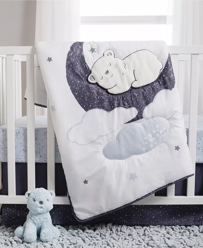 Trend Lab Sammy and Lou Bearly Dreaming 4 Piece Crib Bedding Set