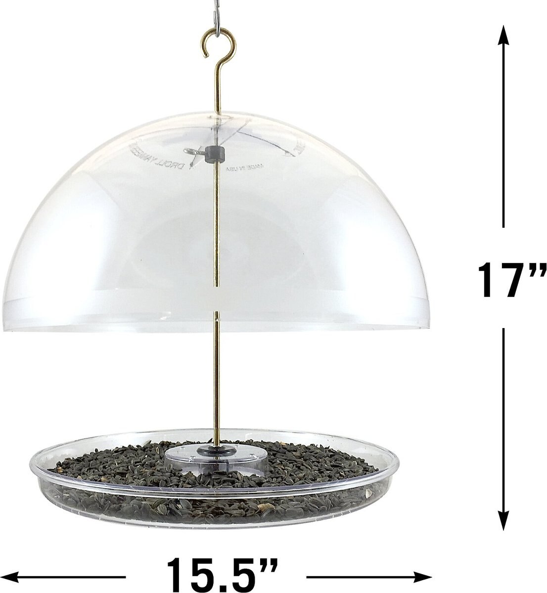 Droll Yankees Dorothy's Cardinal Domed Bird Feeder