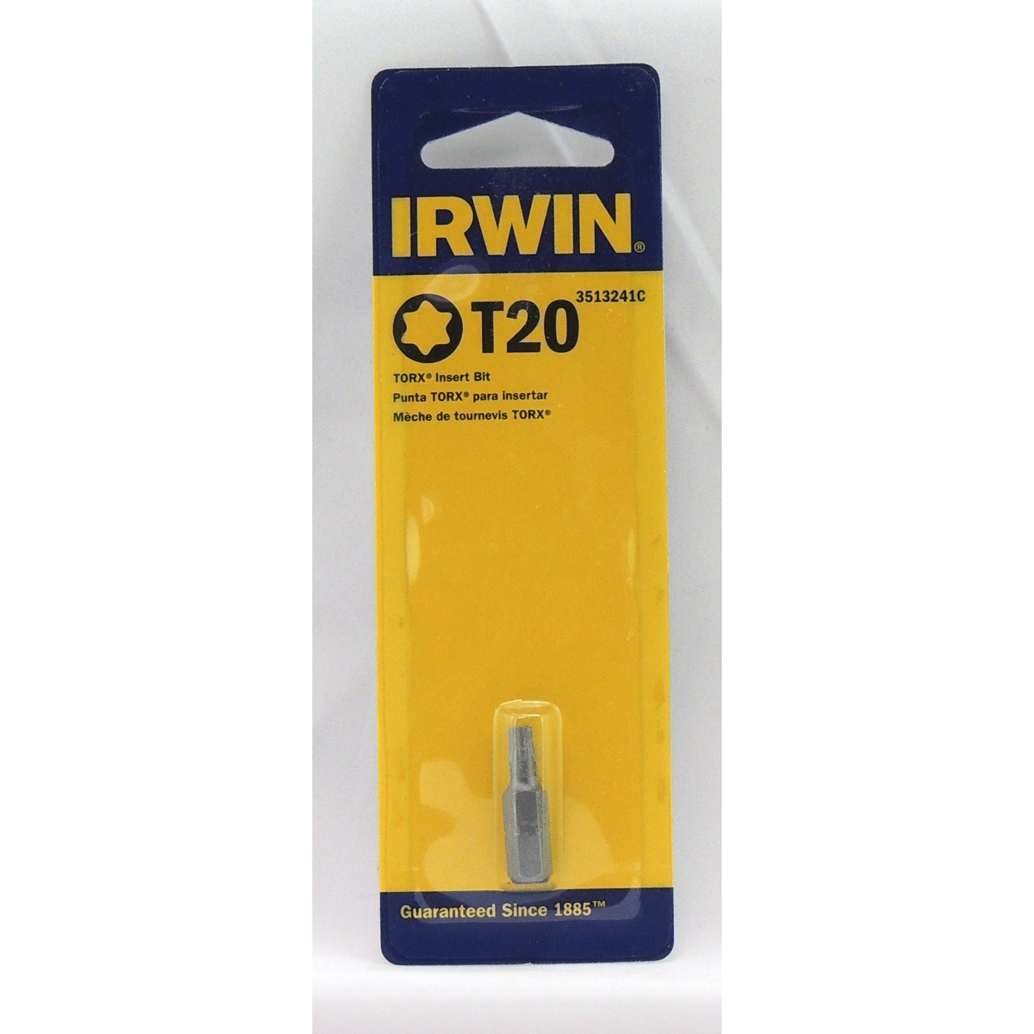 Irwin Torx T20 X 1 in. L Insert Bit S2 Tool Steel 1 pk