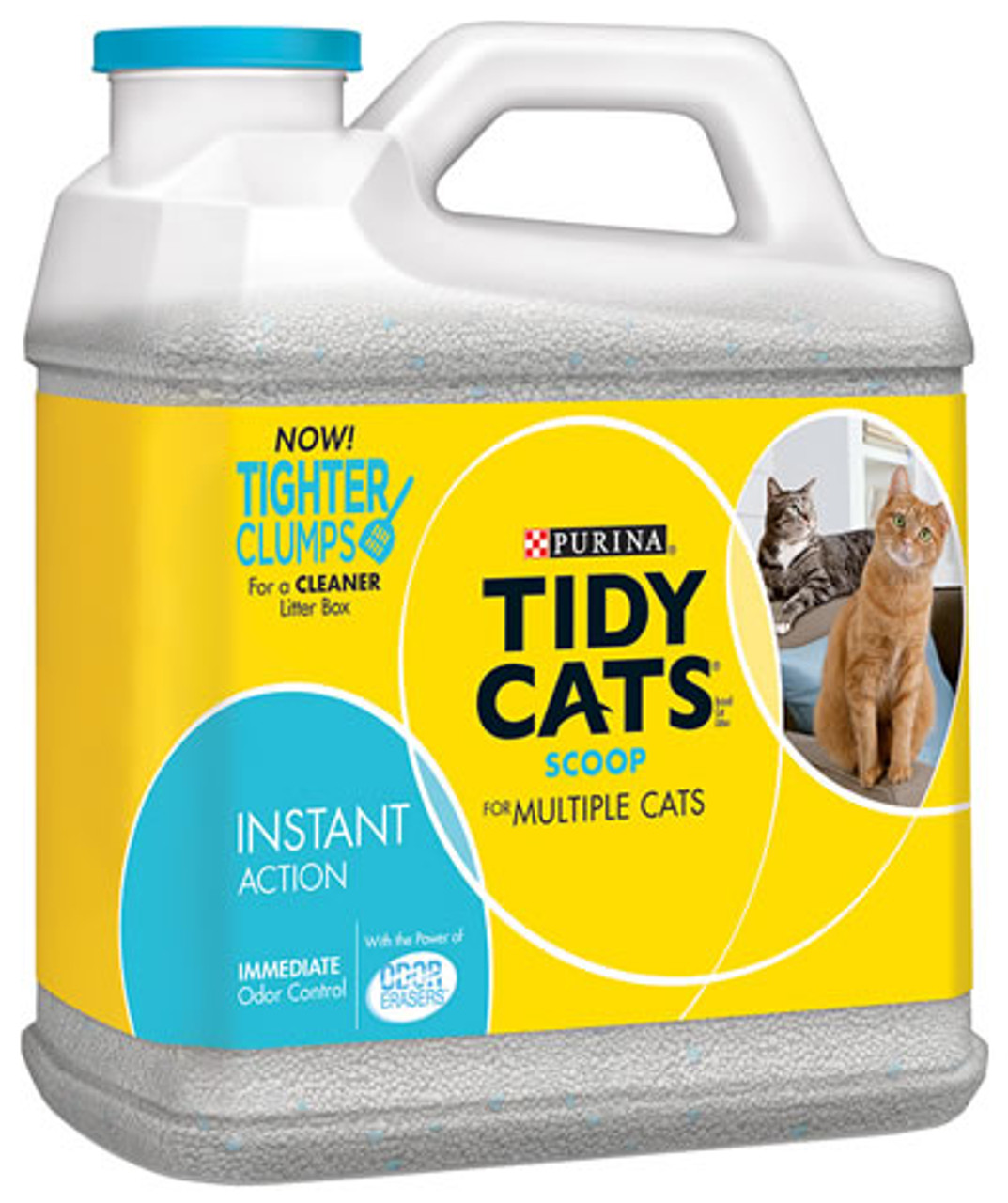 Tidy Cats Scoop Instant Action Cat Litter， 20 Lbs. Jug