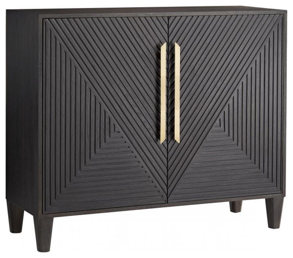 Hendrix Cabinet  Antique Brass  Wood  48 quotW (4881 3MMNG)   Transitional   Accent Chests And Cabinets   by Lighting Reimagined  Houzz