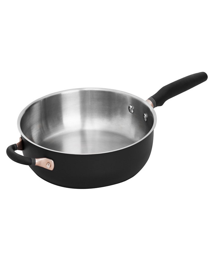 Meyer Accent Series Stainless Steel 4.5-Quart Saute Pan