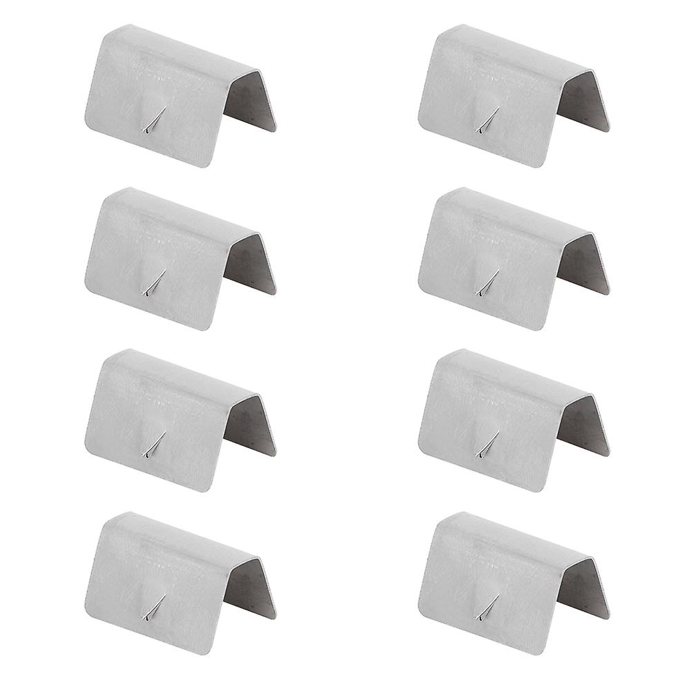 8pcs Car Wind Rain Deflector Channel Stainless Steel Fixing Retaining Clips Fit For Heko G3