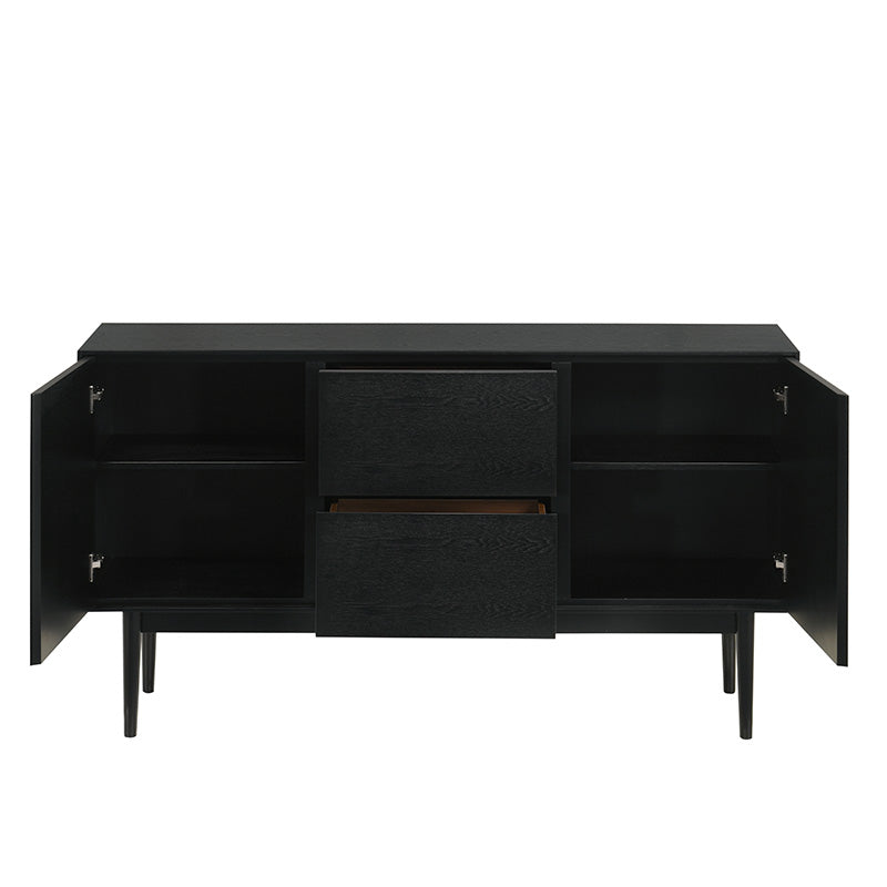 FANGO Sideboard Buffet 150cm - Black Ash