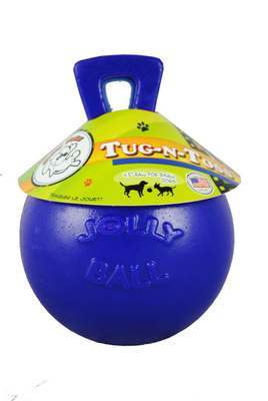 Jolly Pets Blue Tug-n-Toss Dog Toy