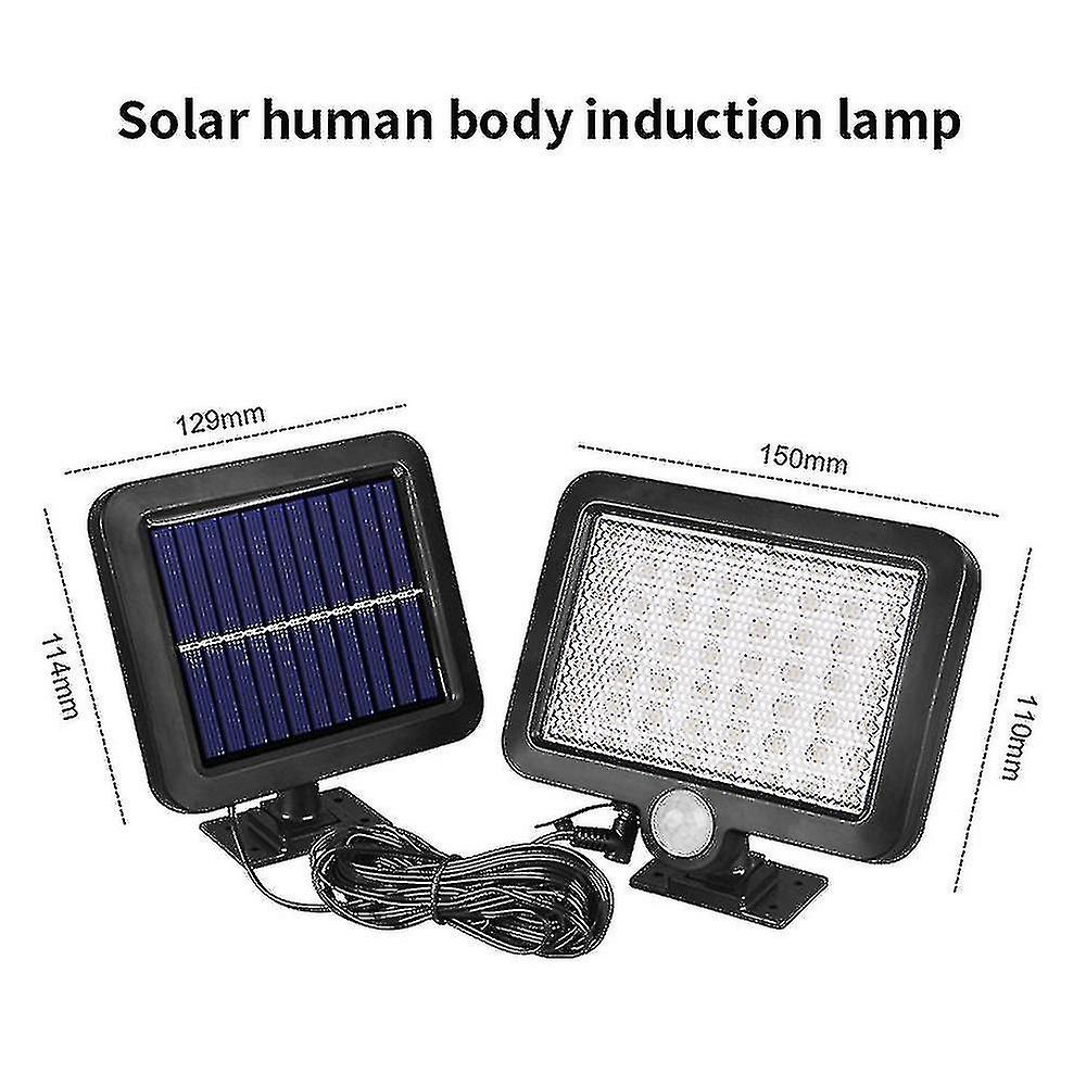 Outdoor Led Solar Waterproof Wall Lamp With Cable