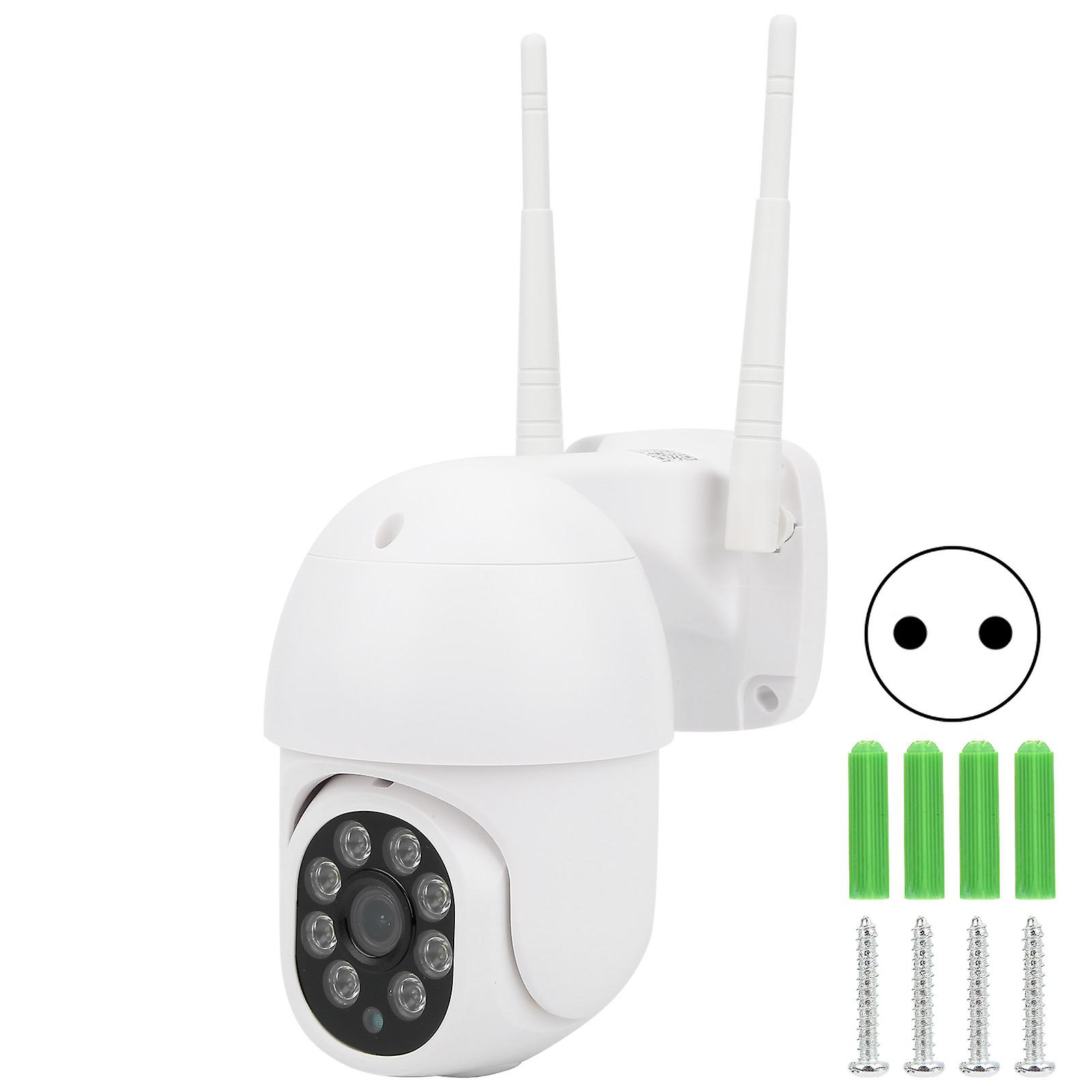 1080p Wifi Ptz Camera Ip66 Waterproof Motion Detection 2way Intercom Night Vision Security System 100240veu Plug