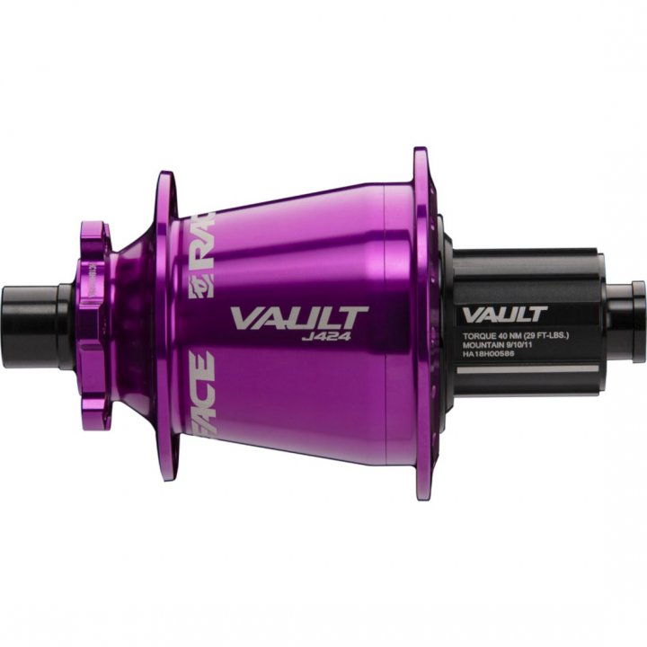 Race Face Vault J-Bend MTB Disc Hub - Boost - Rear - Purple