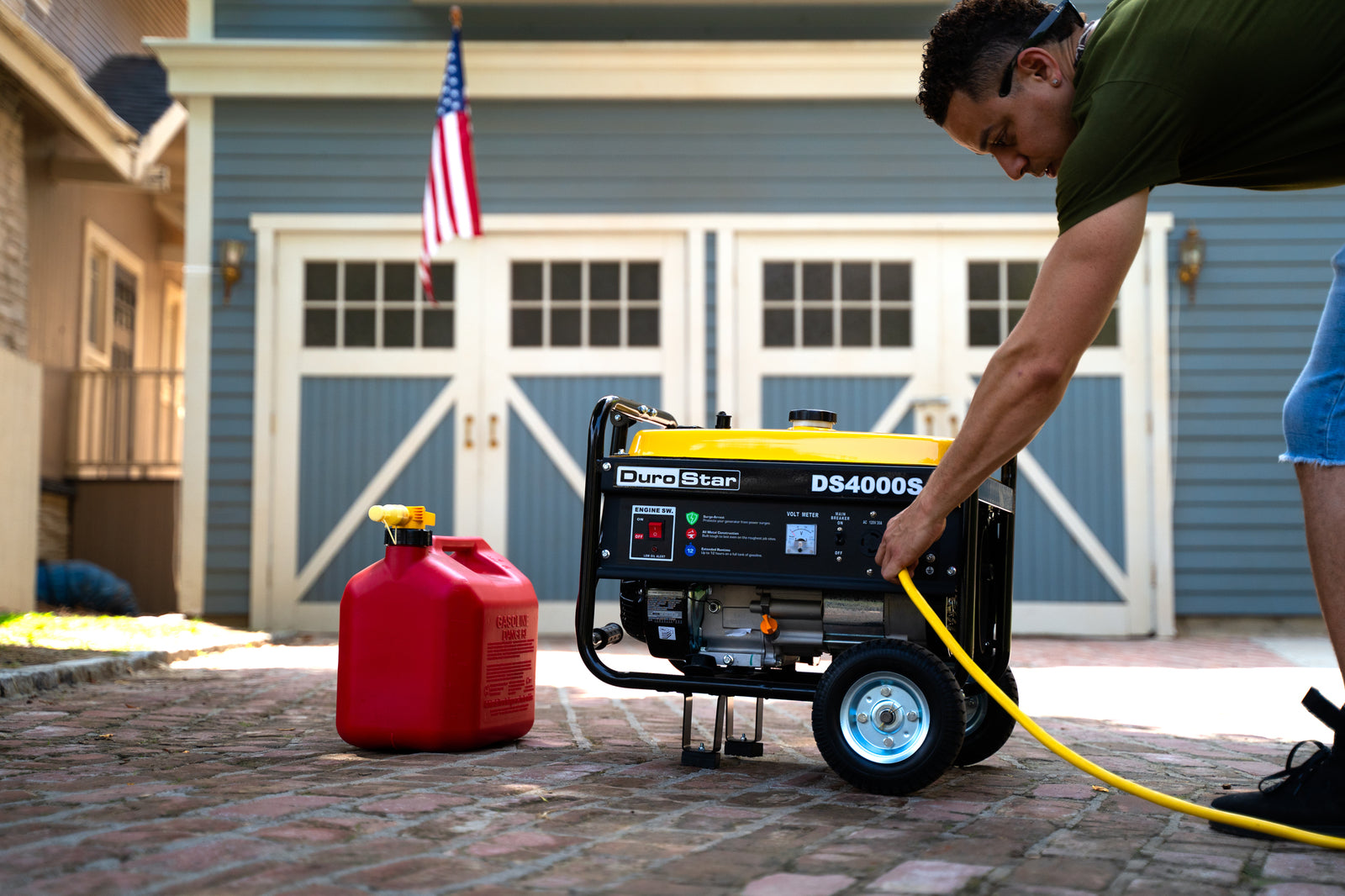 4,000 Watt Gasoline Portable RV Generator