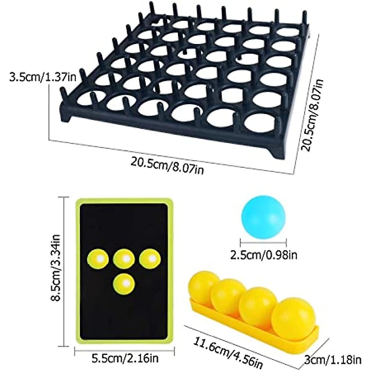 Quua Bounce Off Game  Ping Pong Challenge Desktop Bouncing Game Activate Ball For Kid  Interactive Family Party Board Games Toy  Puzzle Chess Educatio