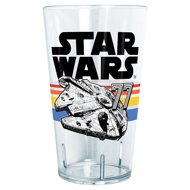 Star Wars Falcon Stripes 24-oz. Tritan Glass