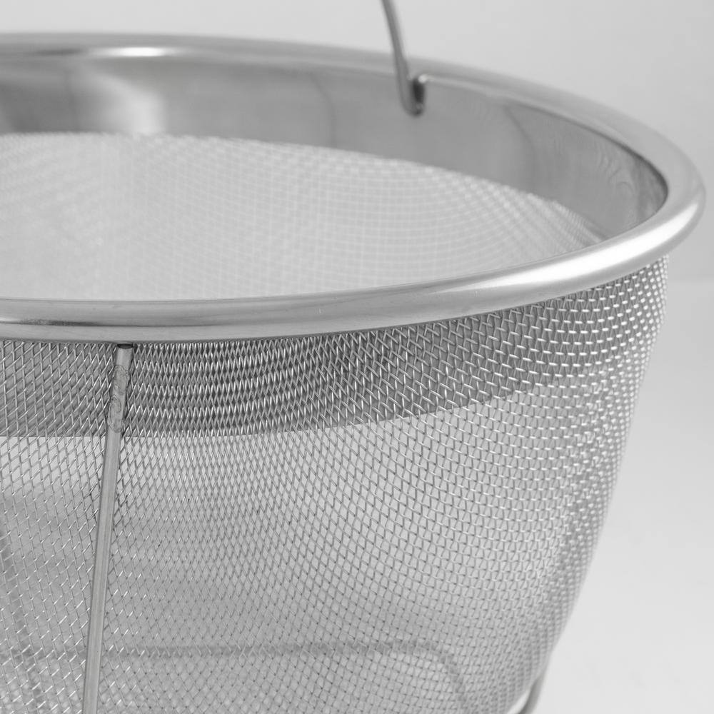 Excel Steel 8.5 in. Stainless Steel Strainer Basket 330