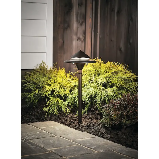 Kichler 200-Lumen 3-Watt Olde Bronze Low Voltage Hardwired LED Outdoor Path Light