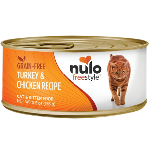 Nulo Freestyle Grain-Free Turkey and Chicken Recipe Wet Cat Food， 5.5 oz