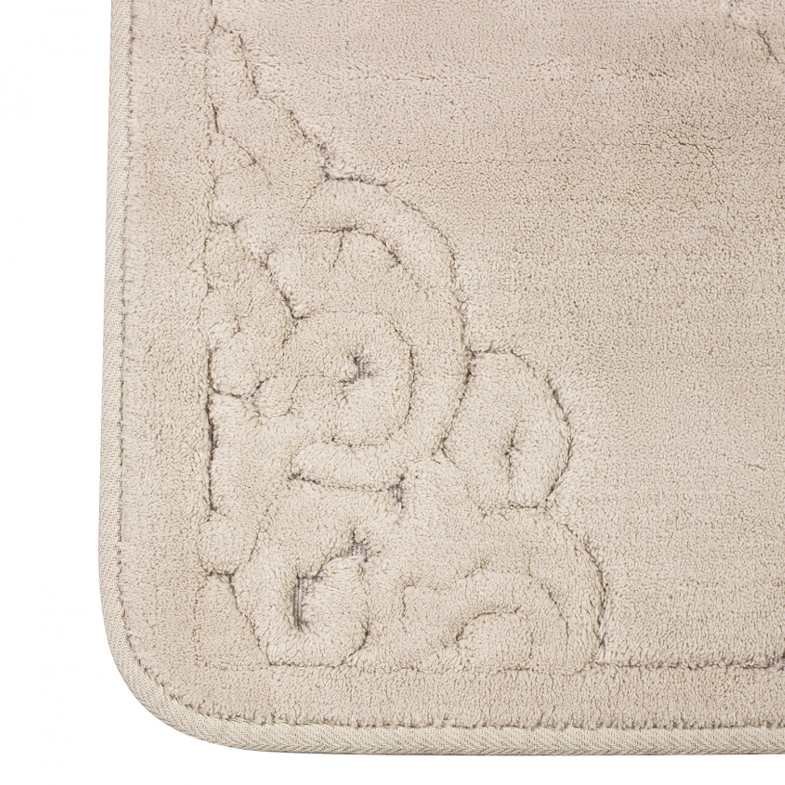 Karaca Home Damila Ecru 2 Pieces Bath Mat 200.15.01.0268