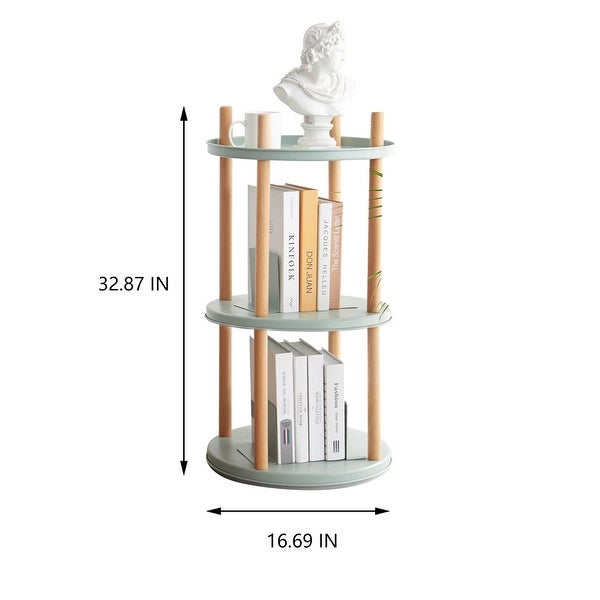 3 Tier Rotating Standing Storage Shelf