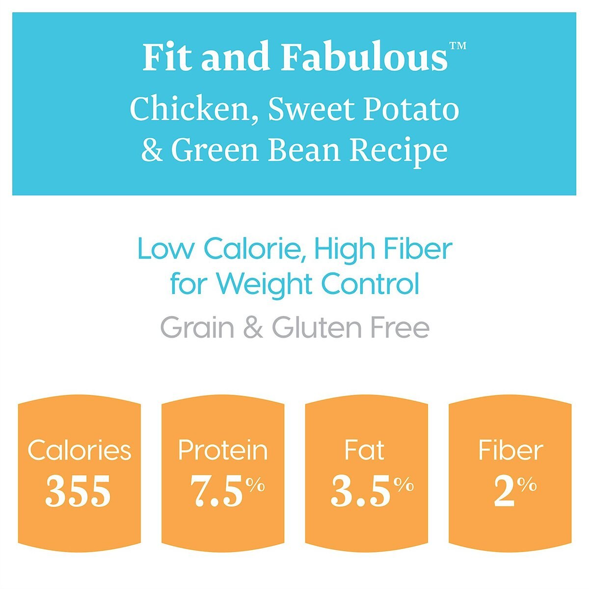 Solid Gold Fit and Fabulous Chicken， Sweet Potato and Green Bean Weight Control Recipe Grain-Free Canned Dog Food