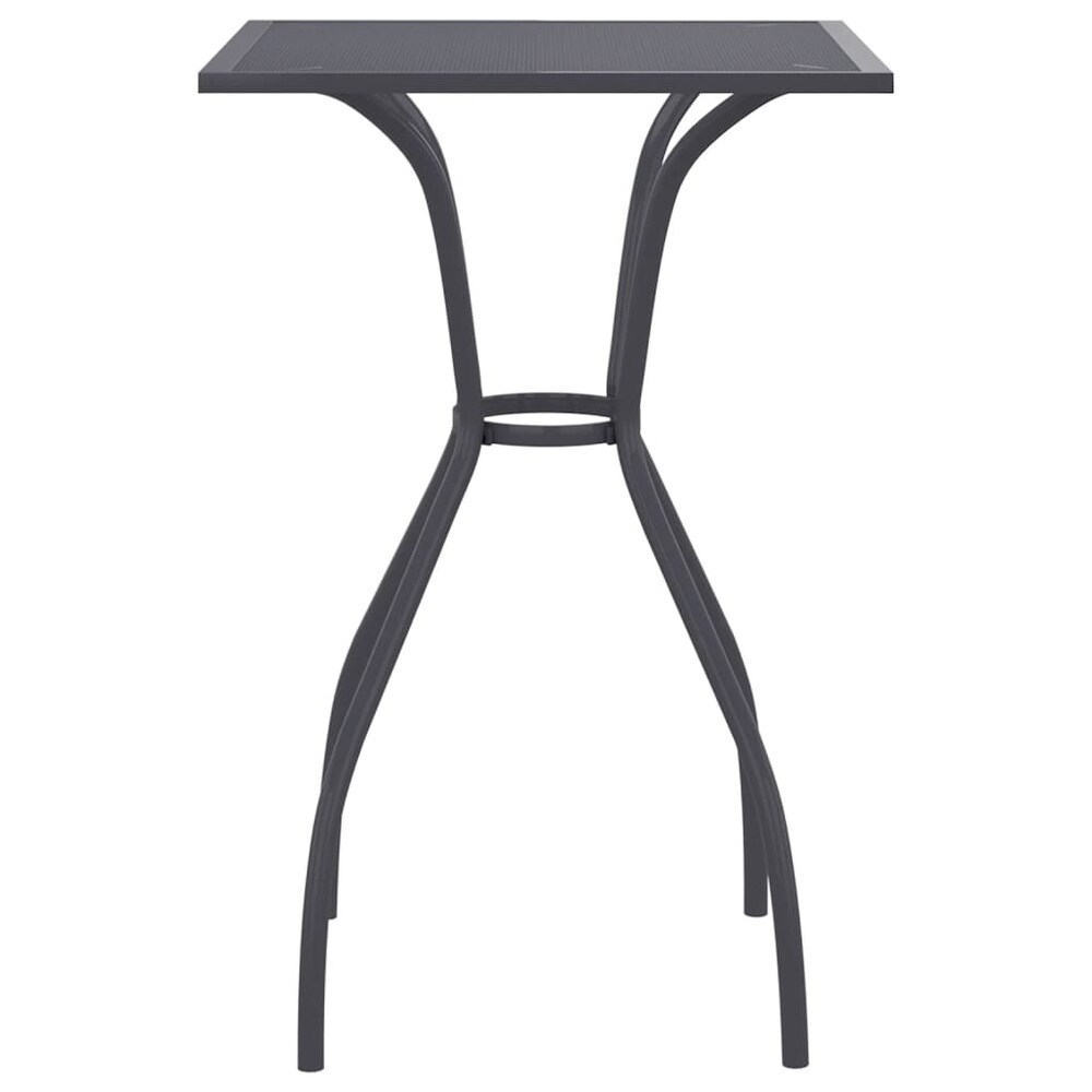 vidaXL Patio Table Anthracite 19.7\