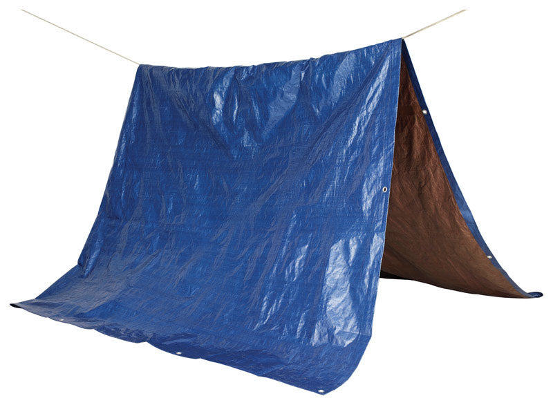 TARP POLY BLUE/BRN 10X12