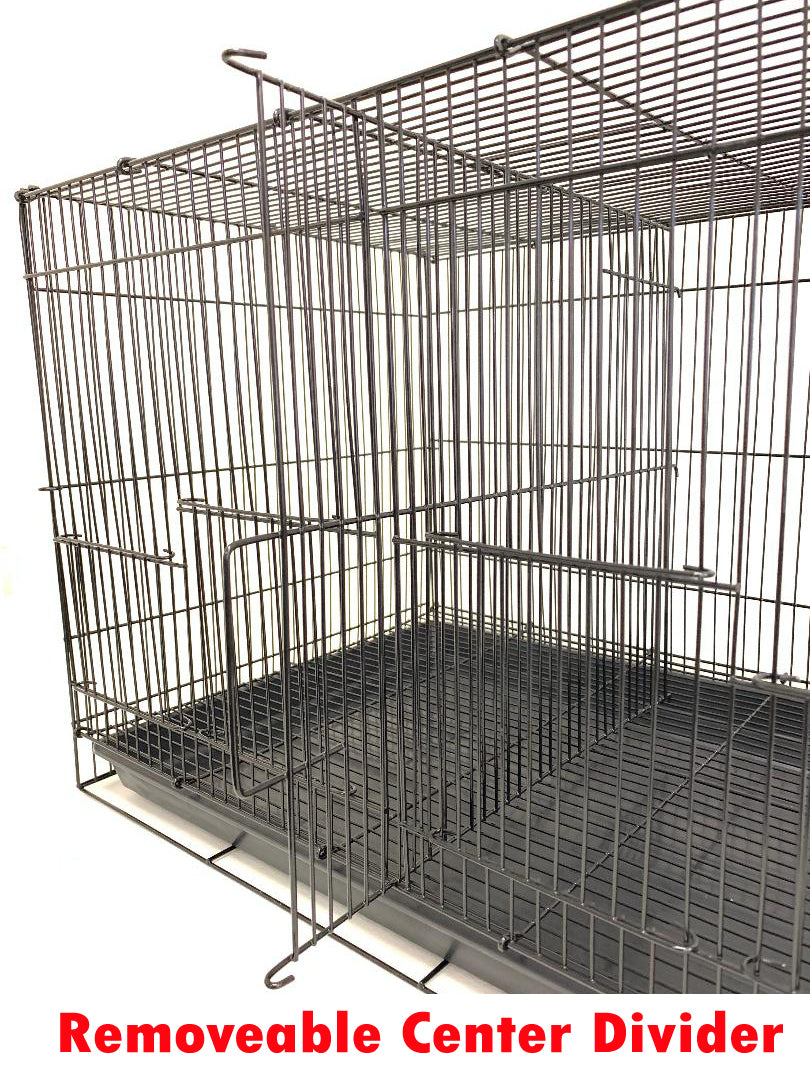 Lot of Six Breeding Breeder Bird Flight Cages With Center Divider For Finches Parakeets Lovebirds Aviaries Canaries Budgies Parakeets