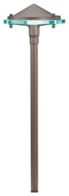 Kichler Lighting 15317AZT Six Groove   Low Voltage 1 Light Path Lamp   With Cont   Transitional   Path Lights   by 1STOPlighting  Houzz