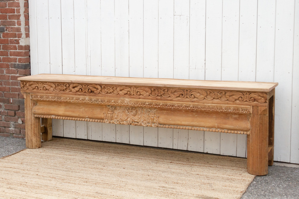 Long 18th Century Beam Console Table   Rustic   Console Tables   by De cor  Houzz