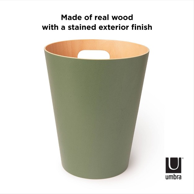 Umbra 2gal Woodrow Indoor Trash Can