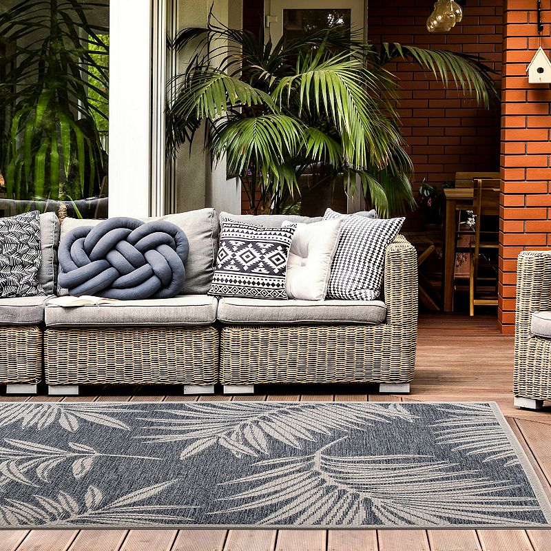 World Rug Gallery Bahama Palm Indoor Outdoor Rug