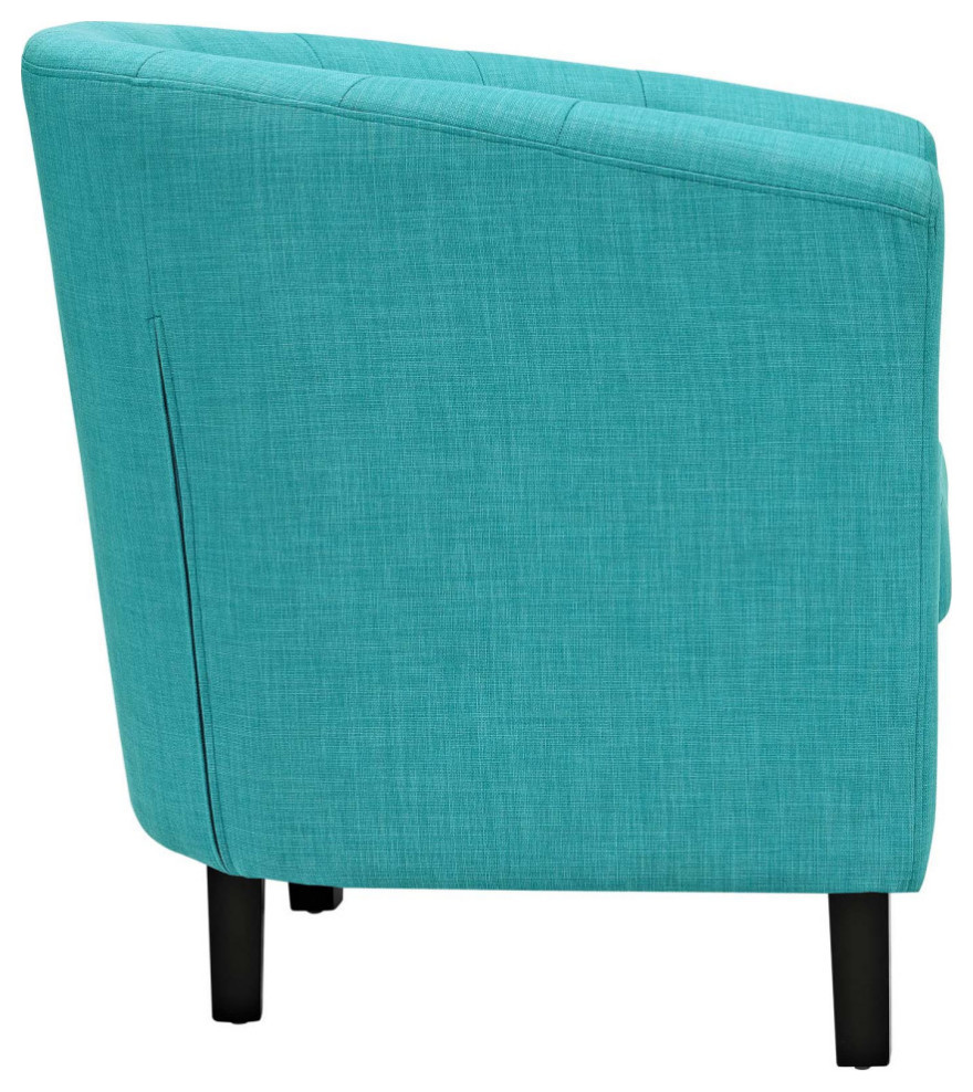 Zoey Pure Water Upholstered Fabric Armchair   Modern   Armchairs And Accent Chairs   by Rustic Home Furniture Deco  Houzz