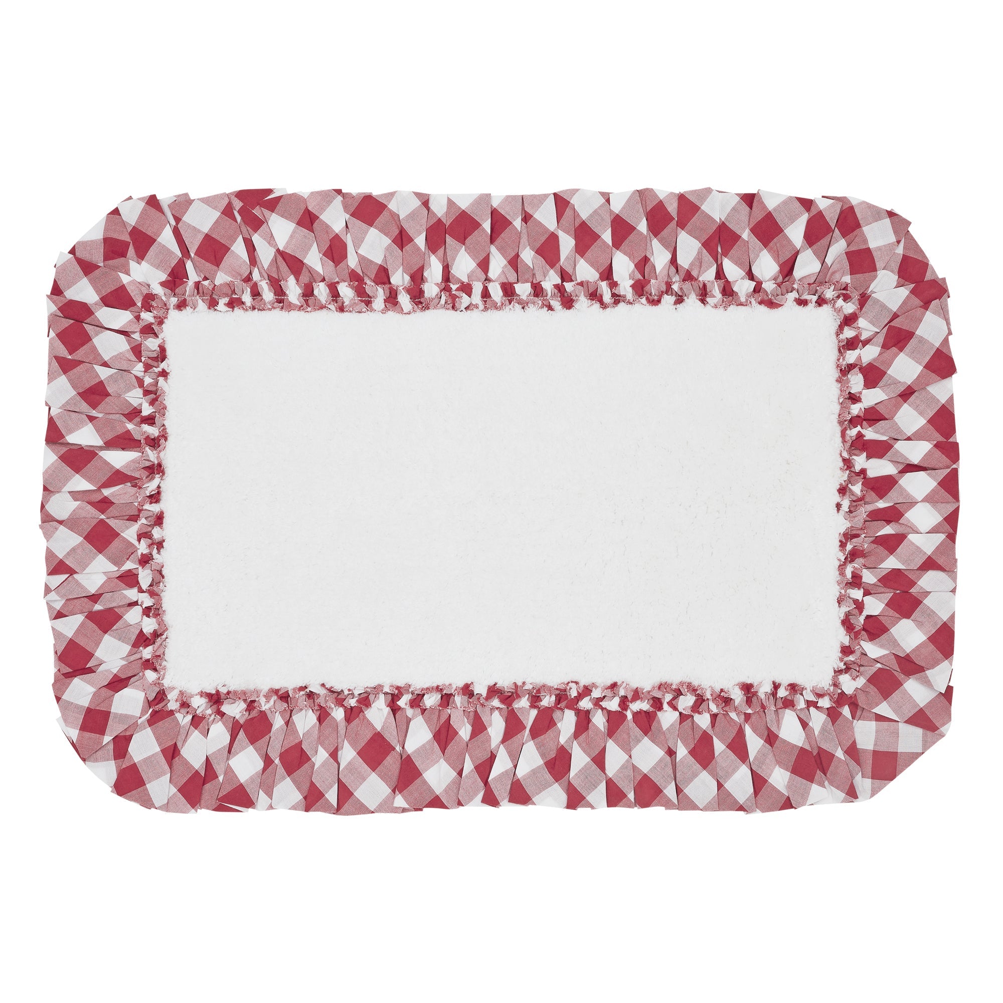 Annie Buffalo Red Check Bathmat 20x30