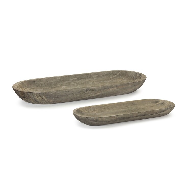 Wooden Tray (Set of 2) - 23.75 x 9.75 x 2.5