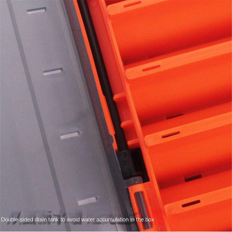 Fishing Box U-type Double-sided Fishing Tool Organizer Boxes Fishing Accessories Lure Hook