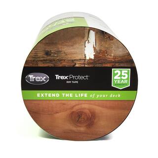 Trex Protect:Trex RainEscape Trex 11 in. x 50 ft. Rim Tape Self-Adhesive Butyl Tape 0031