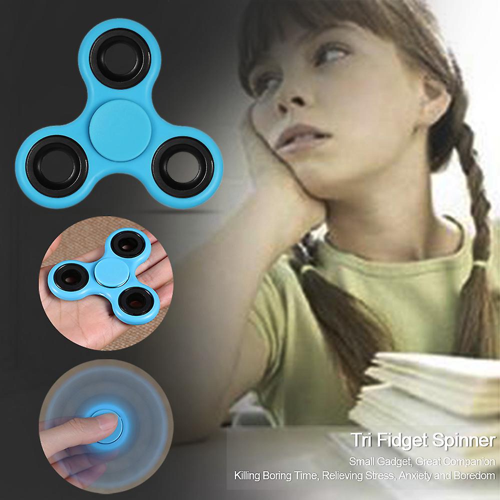 Diy Tri Fidget Spinner 360hand Finger Spinner Hybrid Rotation Bearing Spin Widget Focus Toy Nylon Pa Material For Adhd Anxiety Boredom Adults Children