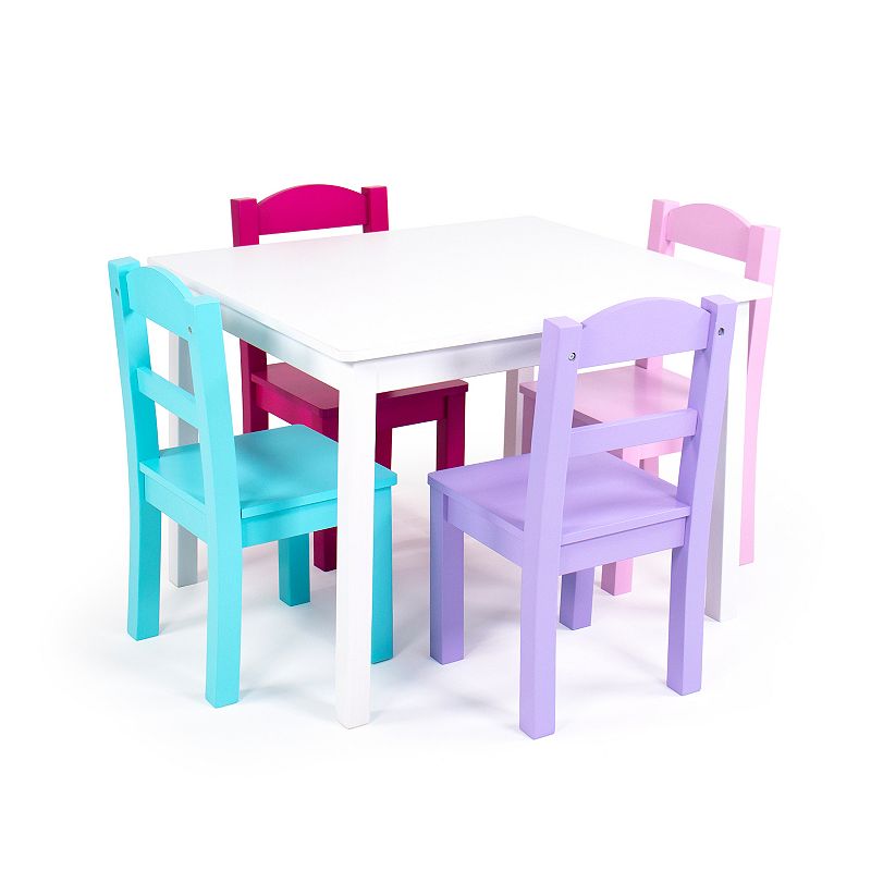 Humble Crew Wood Kids Table and 4 Chairs