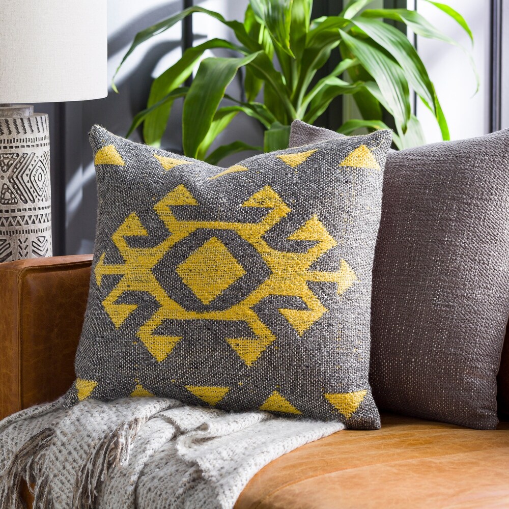 Rebekka Graphic Abstract Print Throw Pillow