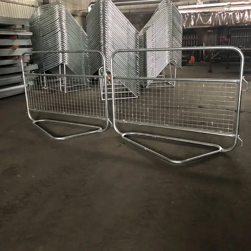 Supplies Heavy Duty Hot Dipped Galvanized 1.5m Pedestrian Metal Met Barriers