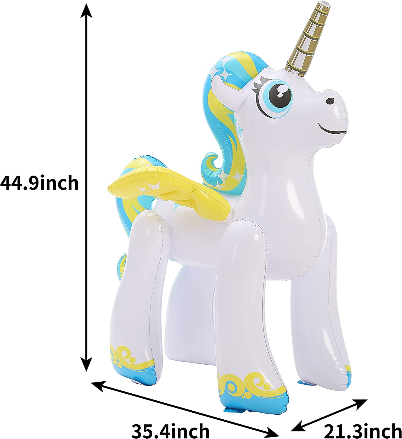 Clearance - Unicorn Yard Sprinkler, Pink and Blue